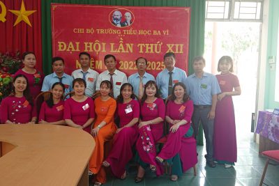 Ngày 22 tháng 6 năm 2022, Trường Tiểu học Ba Vì, tiến hành Đại hội Chi bộ