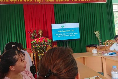 Trường Tổ chức tập huấn nội dung Học thông qua chơi